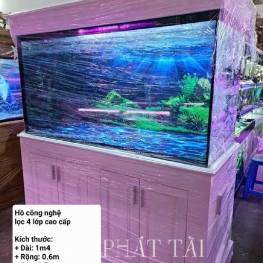 Hồ công nghệ lọc 4 lớp cao cấp